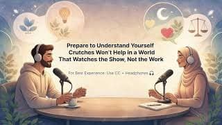 Prepare to Understand Yourself — Crutches Won’t Help in a World That Watches the Show, Not the Work.