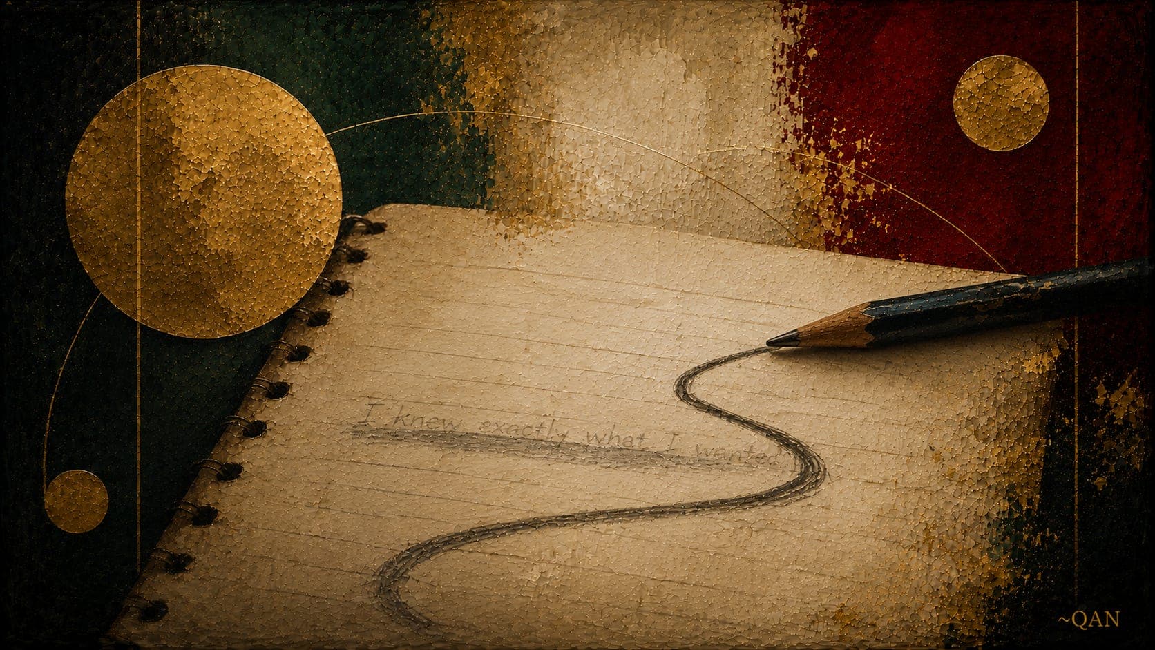 The Pencil That Kept Its First Line